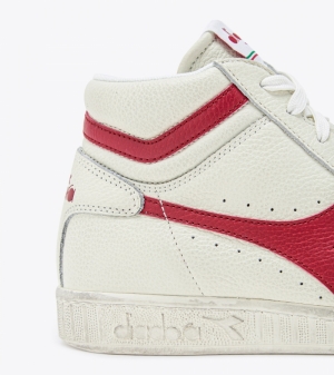 GAME L HIGH WAXED - UNISEXE WHITE/RED PEPPE