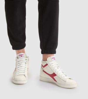 GAME L HIGH WAXED - UNISEXE WHITE/RED PEPPE