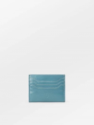 CRINKLED CARD HOLDER CORONET BLUE