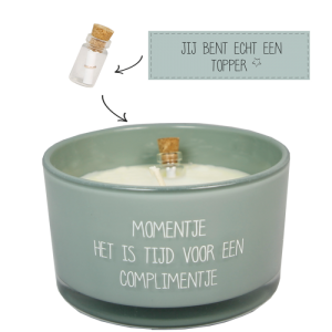 FLESSENPOST SOJA KAARS - MOMENTJE, HET IS TIJD VOOR