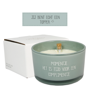 FLESSENPOST SOJA KAARS - MOMENTJE, HET IS TIJD VOOR 