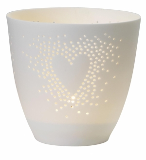 POETRY LIGHT HEART WHITE