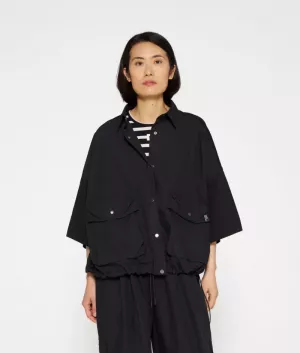 OVERSIZED UTILLITY SHIRT BLACK