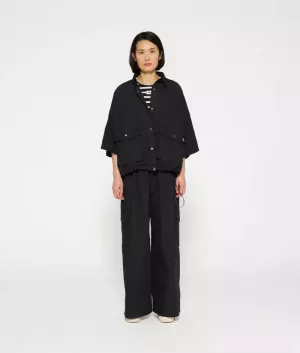 OVERSIZED UTILLITY SHIRT BLACK