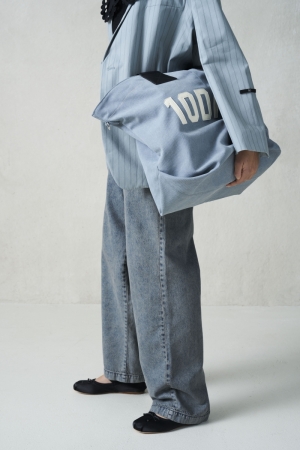 FLARED JOGGER JOG DENIM BLUE DENIM