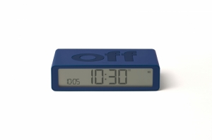 FLIP DIGITAL ALARM CLOCK DARK BLUE