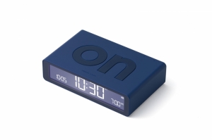 FLIP DIGITAL ALARM CLOCK DARK BLUE
