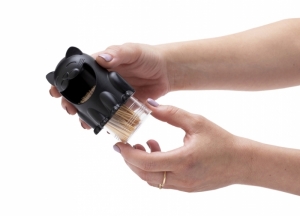 PICKITTY TOOTHPICK HOLDER ZWART