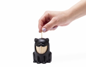 PICKITTY TOOTHPICK HOLDER ZWART