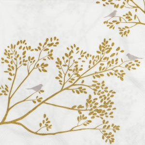 NAPKIN GOLDEN BIRD 