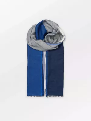 KIKKO COWEA SCARF NAVY BLUE