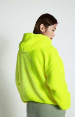 HOKTOWN - JAS LANGE MOUW MET KAP JAUNE FLUO