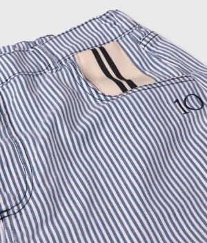 WESTERN PANTS STRIPE WHITE/BLUE