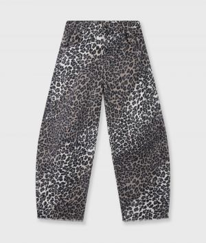 WESTERN PANTS LEOPARD ECRU 