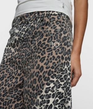 WESTERN PANTS LEOPARD ECRU 