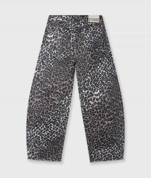 WESTERN PANTS LEOPARD ECRU 