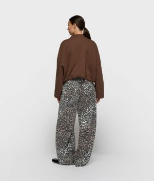 WESTERN PANTS LEOPARD ECRU 