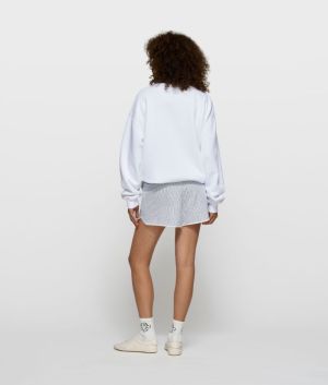 EASY SHORTS STRIPES WHITE/BLUE