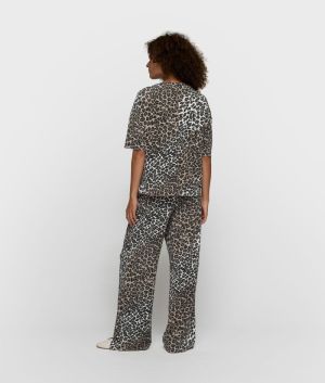 SOFT SCUBA TEE LEOPARD ECRU