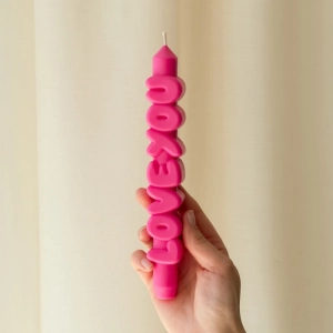 TAPER KAARS LOVE YOU PINK