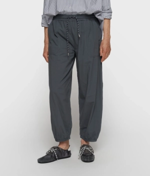 CRINKLE JOGGER STEEL BLUE