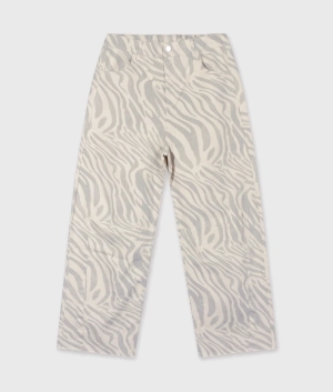 WESTERN PANTS ZEBRA ECRU 
