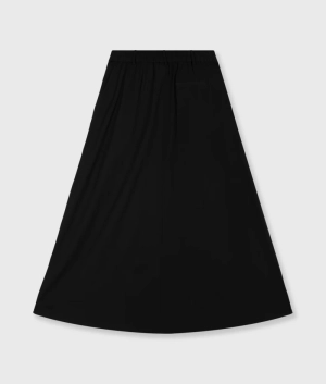 WIDE TRAVEL SKIRT  BLACK