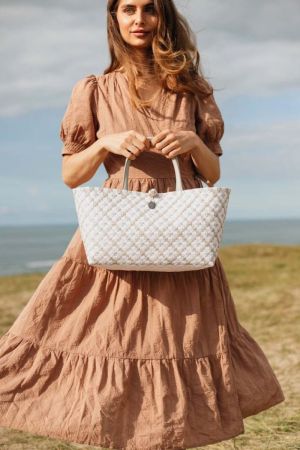 MINI MOTIF SHOPPER PALE GREY