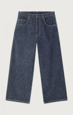 DAMES BAGGY JEANS NAFOW BLUE BRUSHED