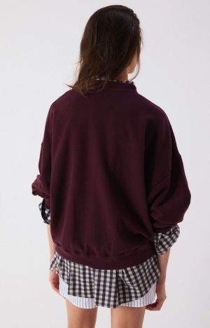 SWEAT AMPLE ML COL ROND LOGO LIEDEVIN