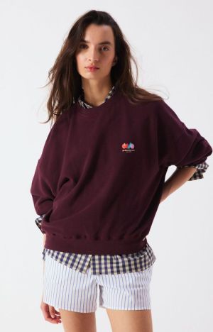 SWEAT AMPLE ML COL ROND LOGO LIEDEVIN