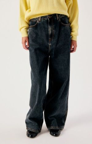 JEANS 5 POSCHES  BLUE BLACK