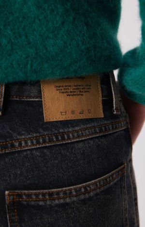 JEANS 5 POSCHES  BLUE BLACK